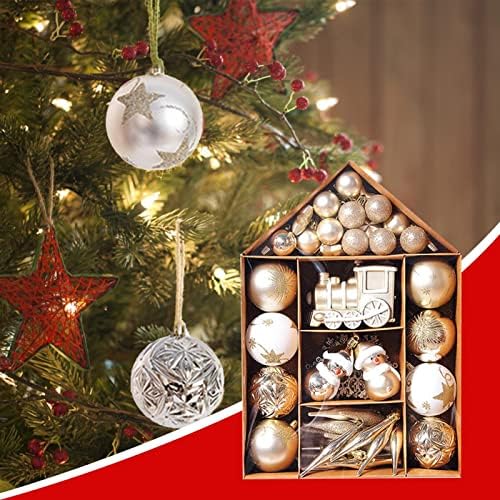 Natal 70Ps House Pintura de Natal Bolsa de Presente Árvore de Natal Decorações de Christmas Ball Ball Lustre Christmas Ornament