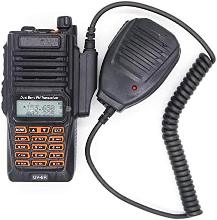Microfones de alto-falante mookeenona para Baofeng UV-9R Plus BF-A58 R760 BF-9700 Radios