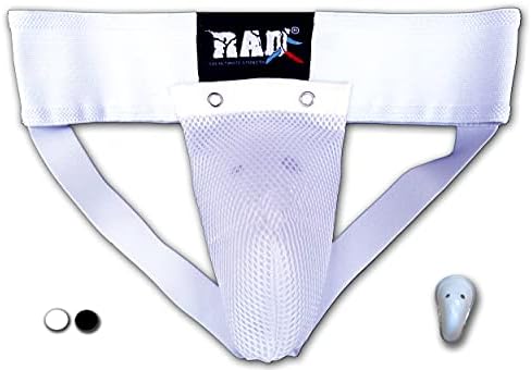 Protetor de Rad Mens Groin - MMA Cup Athletic - Guarda abdominal da virilha do boxe, homens de esportes