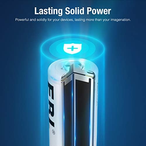 EBL 1100mAh Super Capacity AAA Baterias recarregáveis, 4 pacote