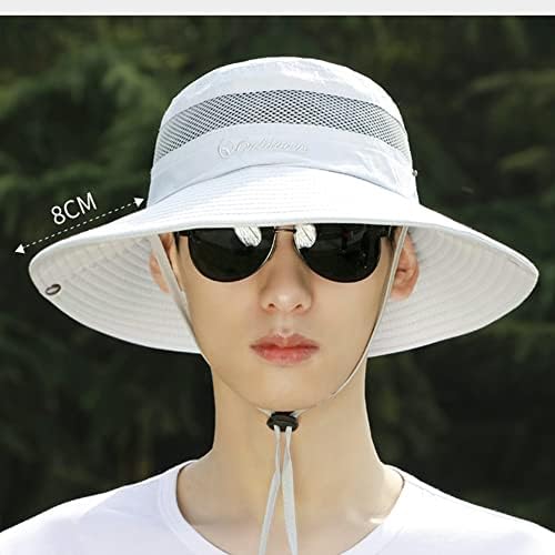 Chapéu de sol para homens ao ar livre larga vasta à prova d'água booney resfriável refrigeração de chapéu