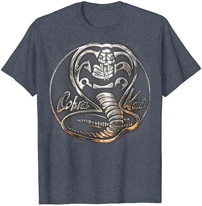 Cobra Kai Rusted Steel Snake logotipo Camiseta gráfica