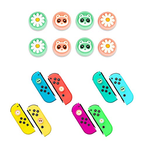 16 PCs Caps de aperto de polegar fofos compatíveis com Nintendo Switch/Switch OLED/Switch Lite