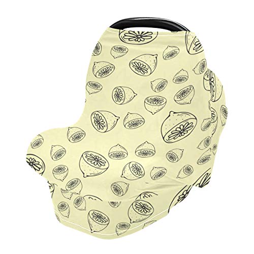 Capas de assento de carro para bebês de limão de frutas de verão - O registro do bebê