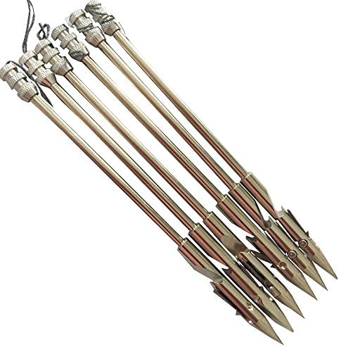 Jiexi Fashion 6.3 Aço inoxidável Pesca de flecha de flecha de flecha Slingshot Pacote de eixo de