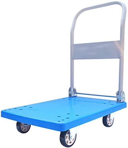 Teerwere portátil dobramento de mão dobrável plataforma carrinho de mão push push rollly rolando carrinho