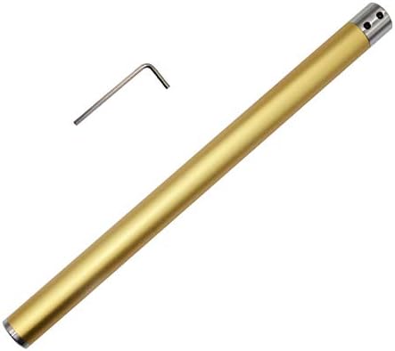 Alça intercambiável de liga de alumínio dourada com abertura de 12 mm para ferramenta de rotação de