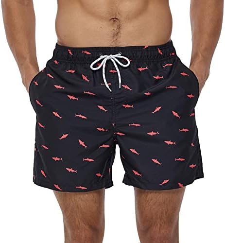 Miashui masculino shorts de natação de verão shorts praia padrões impressos