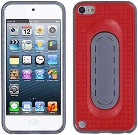 ASMYNA RED SNAP SNAP STAND TAPE DE PROTECTOR COM PACOTO PARA IPOD Touch 5