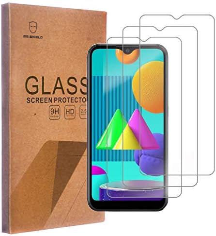 Mr.Shield [3-Pack] projetado para o Samsung Galaxy A02 [vidro temperado] [vidro Japão com dureza 9H]