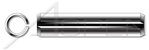 M5 x 32mm, ISO 8752, métrica, pinos de mola com fenda, serviço pesado, aisienless aço AISI 301
