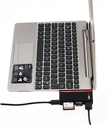 Navitech 2 em 1 laptop/tablet USB 3.0/2.0 Adaptador de cubo/entrada Micro USB com SD/micro SD Reader compatível
