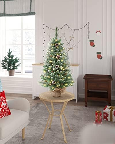 Árvore de Natal de 2 pés de 2 pés de 2 pés - Árvore de Natal de 24 polegadas, pequena árvore de Natal