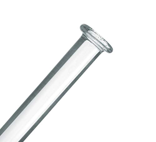 Hastes de agitação de vidro de 10pk, 11,8 - Botão duplo Ends, 6mm de diâmetro - Excelente para uso em laboratório ou em casa - Borossilicate 3.3 Glass - Eisco Labs