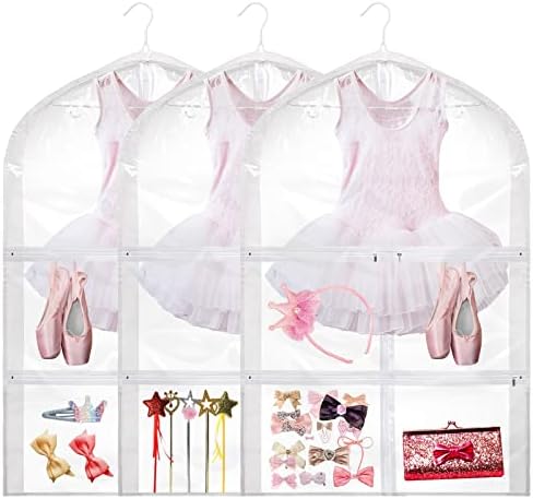 Dança do traje de roupa de vestuário Pvc Plastic Bag Solder Clear com Rack de penduramento de penduramento para