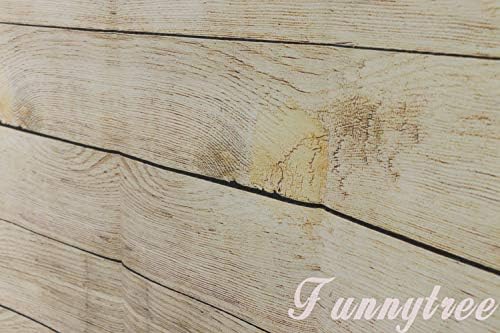 Funnytree Vinyl Wood Fotografia Fundo cenários de madeira Placa de madeira Criança Decoração