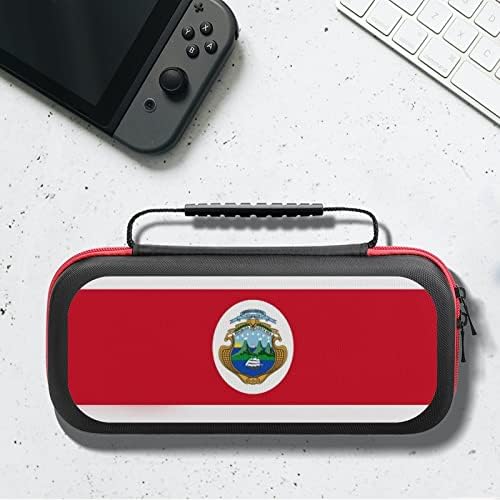 Caixa de transporte de bandeira da Costa Rica para Switch Lite Bag de armazenamento de viagem portátil para