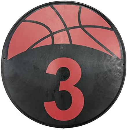Marcador de basquete Muskulo Monstro, colorido de treinamento de treinamento de esportes de borracha anti-deslizamento, 5 ou 10 pacote, 9 polegadas, com uma bolsa de transporte, pontos de número plano redondo, campo de marcador de ensino e treinamento