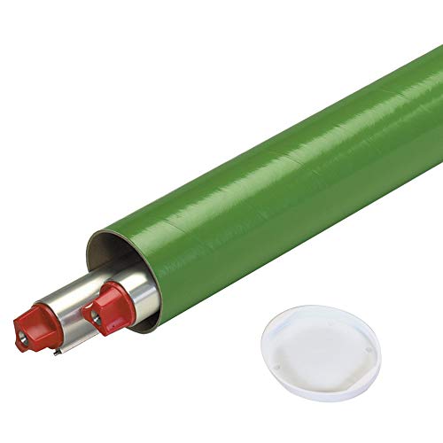 Navio agora forneça SNP3024G Tubos de correspondência com tampas, 3 x 24, verde