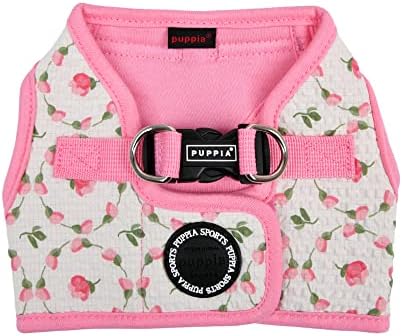 Puppia Spring e Summer Fashion Step-in Vest Dog Arnness, Pink_florian, Extra grande