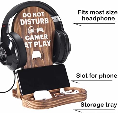 OccDesign Gamer Gifts for Teenage Boy Men, Gamer Headset Stand para jogos, decoração da sala