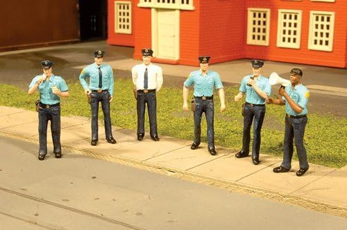Bachmann Trains - Figuras - Esquadrão da Polícia - Escala Ho