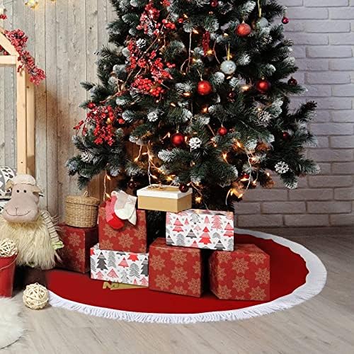 Salia de árvore de Natal de Eufônio Ornamentos de Treça de Mat Tassel para decorações festa de férias 30/36/48