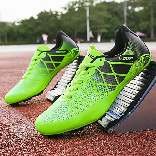 THESTron Professional Spikes Track & Field Shoes para homens mulheres crianças respiráveis ​​corridas