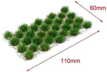 GRALARA DIY GRAVA TUFTS LAYOUT RAILWAY ARTIFICIAL Cenário de grama Grass para cenário em miniatura, B