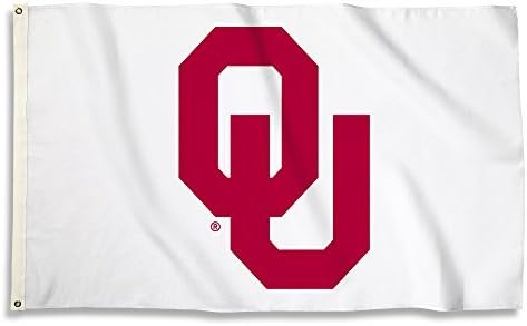 BSI PRODUTOS, INC. - Bandeira Oklahoma Sooners 3'x5 'com ilhós de bronze para serviço pesado - futebol