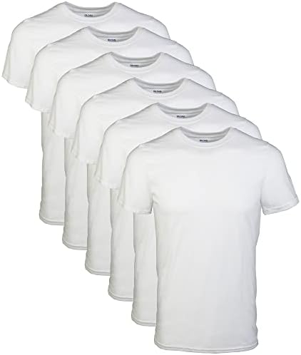 Camisetas da tripulação masculina de Gildan, multipack, estilo G1100