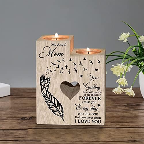 Corações do vela do vela com bela forma de ornamento ornamento decoração de madeira decoração do