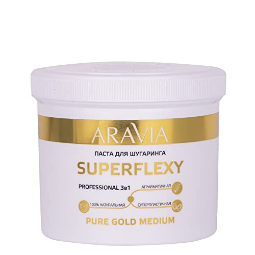 Superflexy de pasta desmatada, ouro puro, Aravia, 750 g