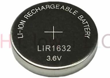 Hillflower 10 peças Lir1632 1632 CR1632 LM1632 BR1632 Recarregável a granel 3,6V Bateria Prime Light Prime