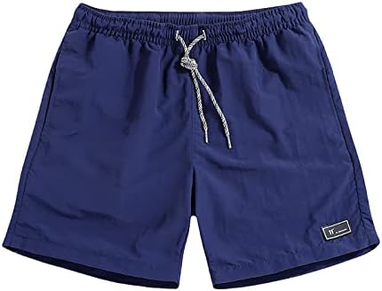 Ymosrh mass nadar nos baús de verão masculino casual shorts esportivos soltos shorts finos brilhantes de