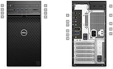 Dell Precision T3650 Desktop da estação de trabalho | Xeon W - 512 GB SSD - 16 GB RAM - P620 2GB | 6 núcleos