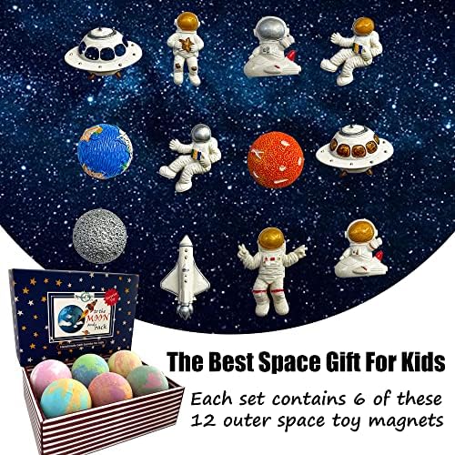 Bombas de banho da galáxia para crianças com brinquedos dentro - Banho orgânico Fizzies com surpresas educacionais