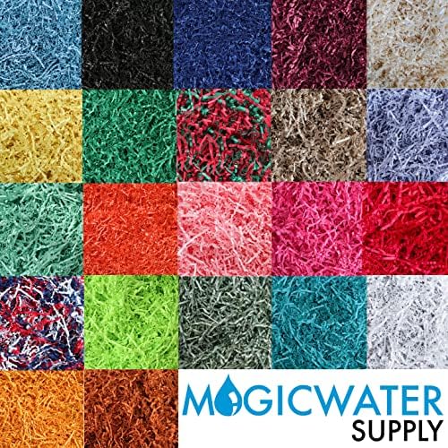 Magicwater Supply Soft & Fin Cut Crinkle Papline Shred Filler para embrulho de presentes e recheio de