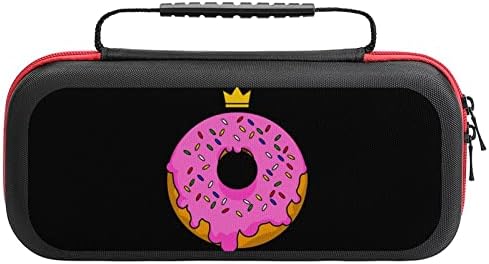 Caixa de porte de donut para troca de saco de armazenamento de viagem portátil para acessórios para jogos