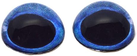 Blue Swordfish High Dome Glass Eye Cabochons para pingente que faz arames jóias embrulhadas Taxidermia