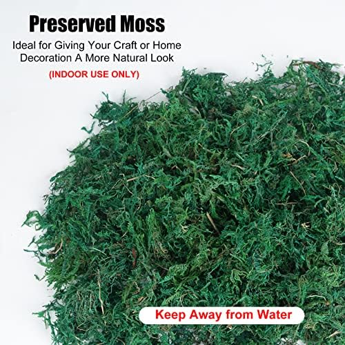 Moss artesanal nahuaa, musgo verde artificial falso para plantas em vasos, musgo espanhol para decoração de peças