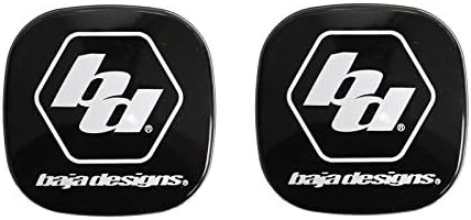 Baja Designs XL Pro Pan Driving/Combo Amber LED Kit de luz e guardas de rock preto