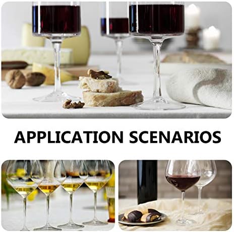 Etiquetas de adesivos Hemoton Etiquetas de adesivos 6 PCs Charms de vinho anel de champanhe jóias de vinhos