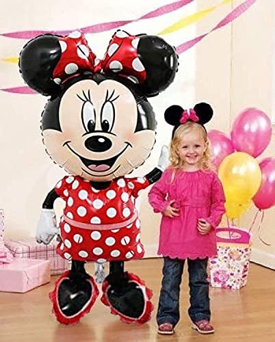 Minni-E Mouse Airwalker 46 Inch Rombo Mylar Birthday Balloon