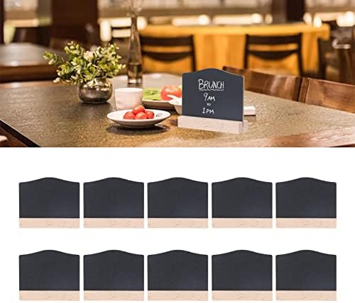 Lickboard, 10 conjuntos de mini placas de quadro de mesa, placas multifuncionais reutilizáveis