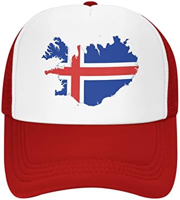 Haohtanwabng Islândia Flag unissex confortável prático pai boné