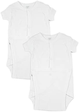 SPASILK BEBY-GIRLS 2 Pack algodão de manga curta Bodysuits