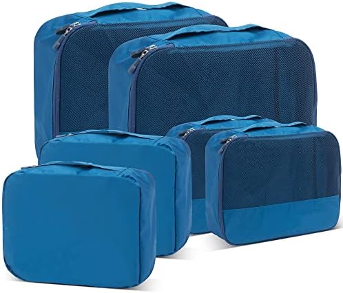 Cubos de embalagem para acessórios para viagens Bagagem de bagagem de bolsas de manuse