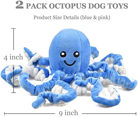 Lechong 5pack Dog Squeaky Plush Toys Toys de filhote Toy