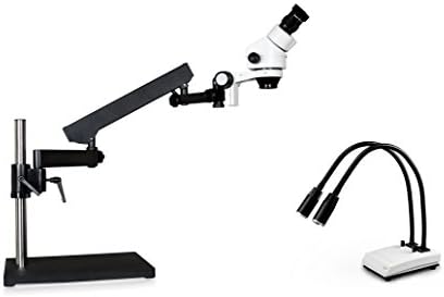Vision Scientific VS-9E-IHL20 Microscópio estéreo de zoom binocular, 10x WF Eyepiece, 0,7x-4,5x Zoom,